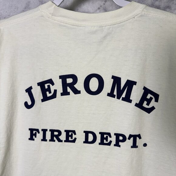 Vintage Y2K Jerome Fire Department T Shirt Mens Large White - Picture 12 of 14